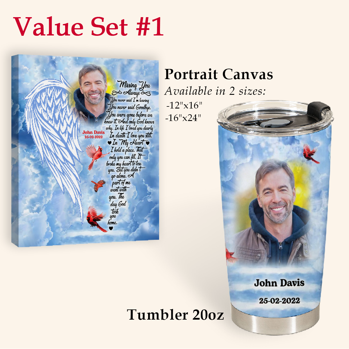 Missing You Always Cardinal Personalized Photo Tumbler Memorial mockup4_7e452957-8cce-4988-84d8-257a8504a2ac.png