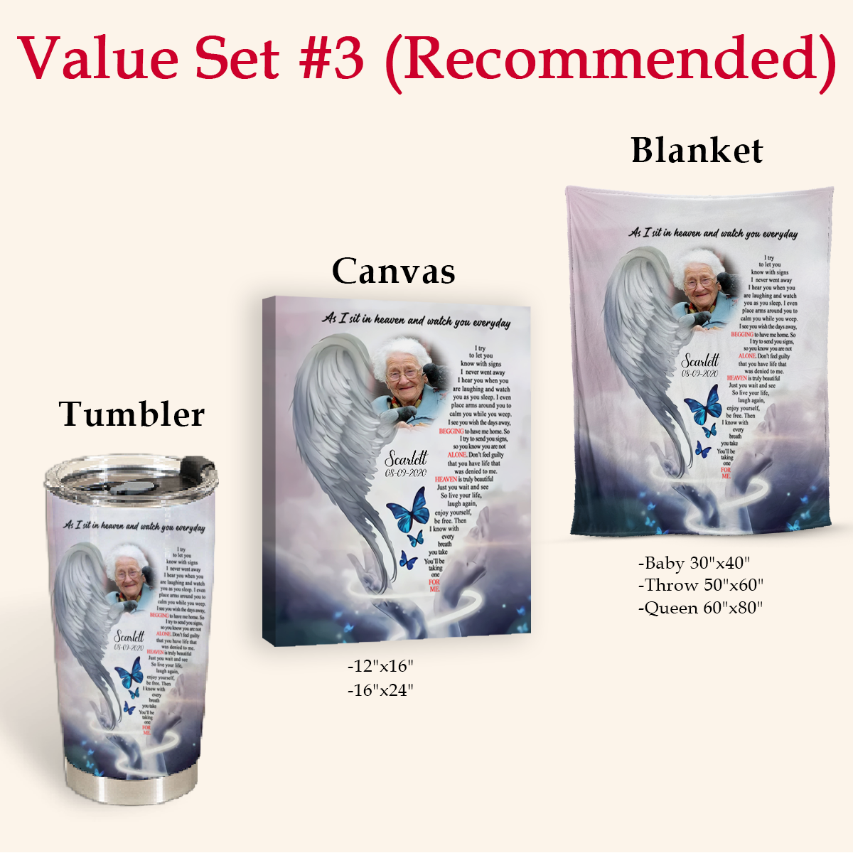 Angel Wings As I Sit In Heaven - Personalized Photo Tumbler - Gift For Memorial mockup6_58a407ba-aa55-455d-a072-5f43d70efd67.png