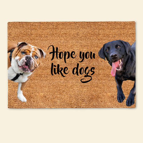Hope You Like Dog Upload Photo - Personalized Doormat - Dog , Gifts For Dog Lovers mockupdoormat_0a9459d9-305d-4f22-9f29-3f4a3f02551a.jpg
