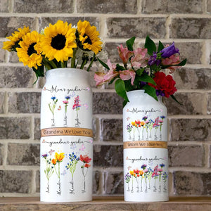 Personalized Grandma's Garden Outdoor Flower Pot With Grandkids Name and Birth Flower For Mother's Day p1_1_1_1.jpg