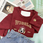 Custom Dog/Cat Face Embroidered Shirt from Your Photo,Personalized Embroidered Sweatshirt with Dog Name, Gifts for Dog Lover, Cat Lovers photo1711702636.jpg