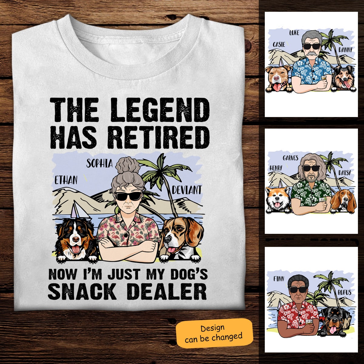 The Legend Has Retired Personalized Apparel Dog Lovers photo_2022-03-17_09-45-14.jpg