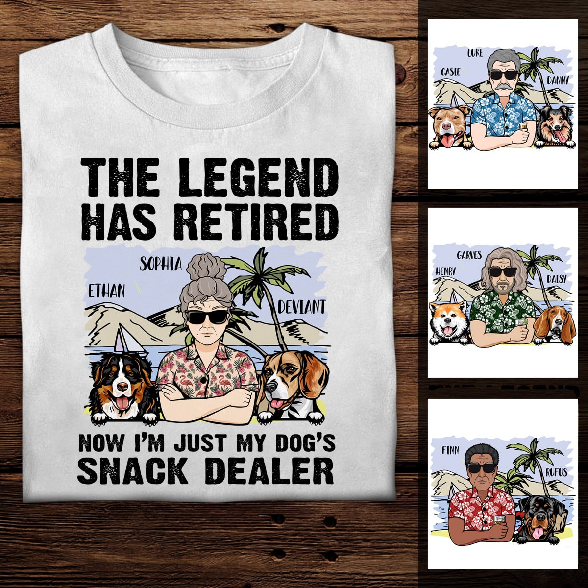 The Legend Has Retired Personalized Apparel Dog Lovers photo_2022-03-17_09-45-15.jpg