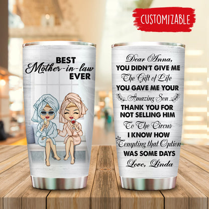 Thank You For Not Selling Him, Mother's Day Gifts For Mother In Law - Personalized Tumbler - Gift for Mother-in-law photo_2022-03-28_16-01-33.jpg