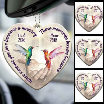 Hummingbird The Moment Your Heart Stopped Mine Changed Forever Personalized Ornament - Memorial photo_2022-09-13_11-27-20_da4c1f52-4f7c-43a9-a7c6-d847554fc951.jpg