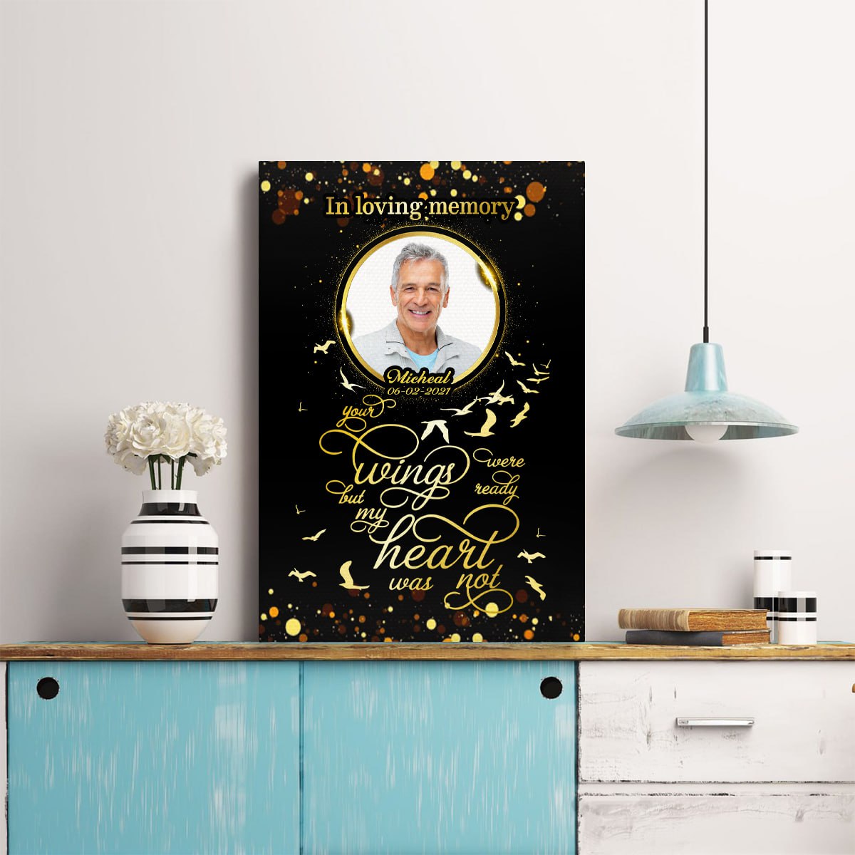 My Heart Was Not Ready Personalized Photo Tumbler Memorial photo_2023-03-03_13-59-59.jpg
