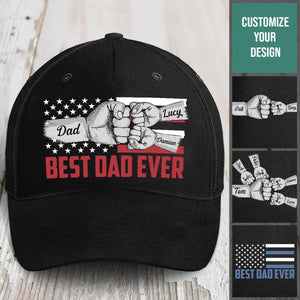 Best Dad Ever - Personalized Cap - Gift For Father photo_2023-05-26_14-52-18.jpg