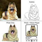 Personalized embroidered custom pet with photo shirt - Handmade shirt photo_2024-02-27_11-24-08.jpg