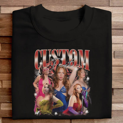 Custom Bootleg Rap Tee, Custom Photo - Vintage Graphic 90s Tshirt, 90s Style, Custom Photo Shirt, Gift For Girlfriend photo_2024-07-26_16-39-46.jpg