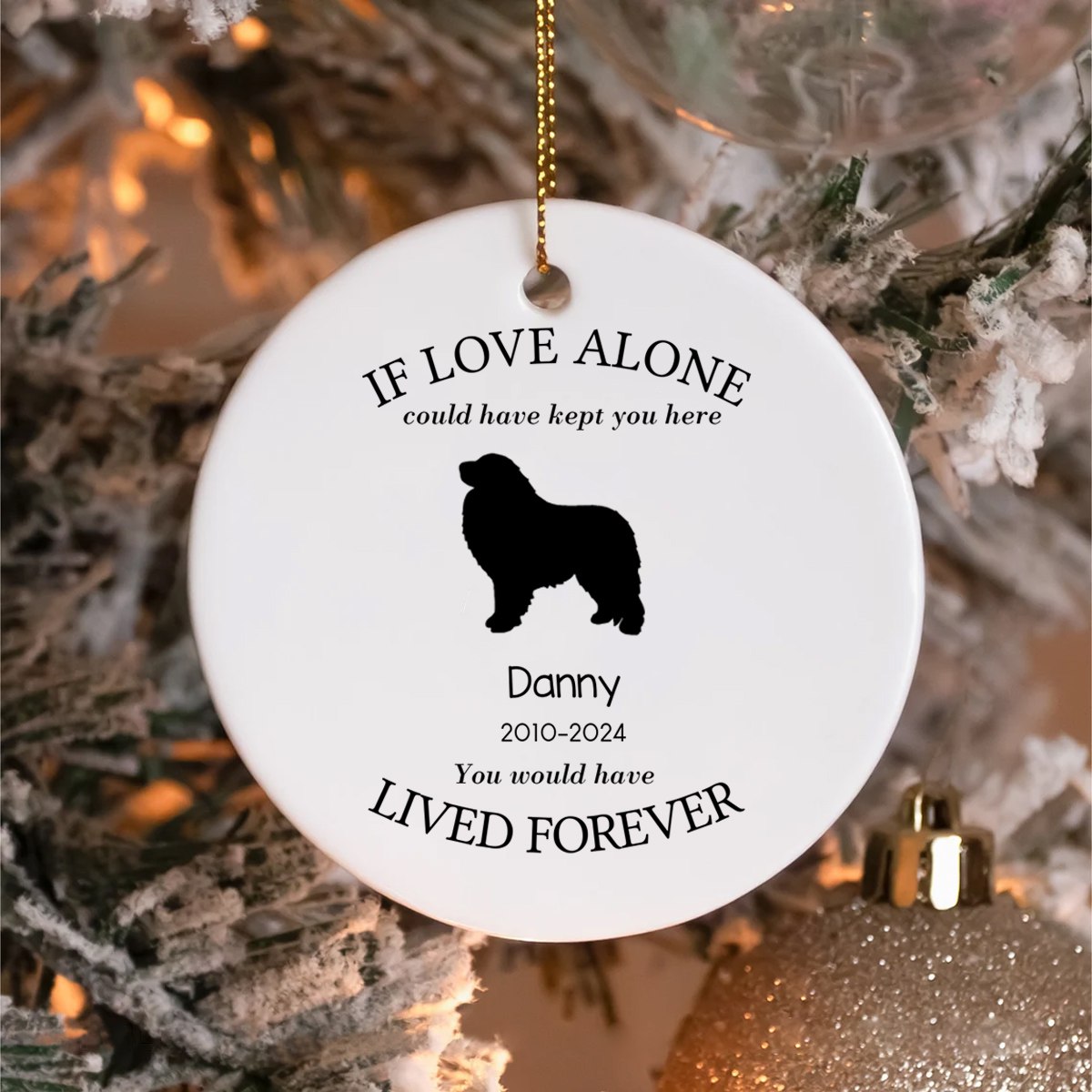 Custom Dog Breed Memorial Ornament, Dog Memorial Christmas Ornament, Loss of Pet Gift, Personalized Gift Ceramic Ornment, Loss of Dog,Pet Memorial Keepsake photo_2024-10-10_14-27-47.jpg
