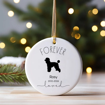 Custom Dog Breed Memorial Ornament, Dog Memorial Christmas Ornament, Loss of Pet Gift, Personalized Gift Ceramic Ornment, Loss of Dog,Pet Memorial Keepsake photo_2024-10-10_14-30-27.jpg