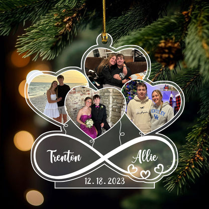 Infinity Love Heart Balloons Custom Photo - Personalized Shape Ornament - Gift For Couple photo_2024-10-18_16-35-19.jpg