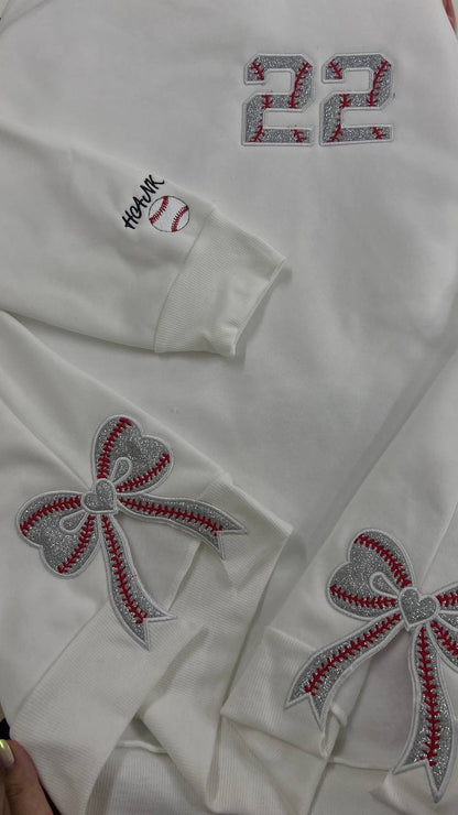 Personalized Baseball Side Bow Applique Side Bow Machine Embroidery Sweatshirt, Baseball Embroidered Sweatshirt, Gift For Baseball Mom photo_2024-11-13_14-16-26_6bc5afac-752d-4dda-ae7e-9610d8039553.jpg