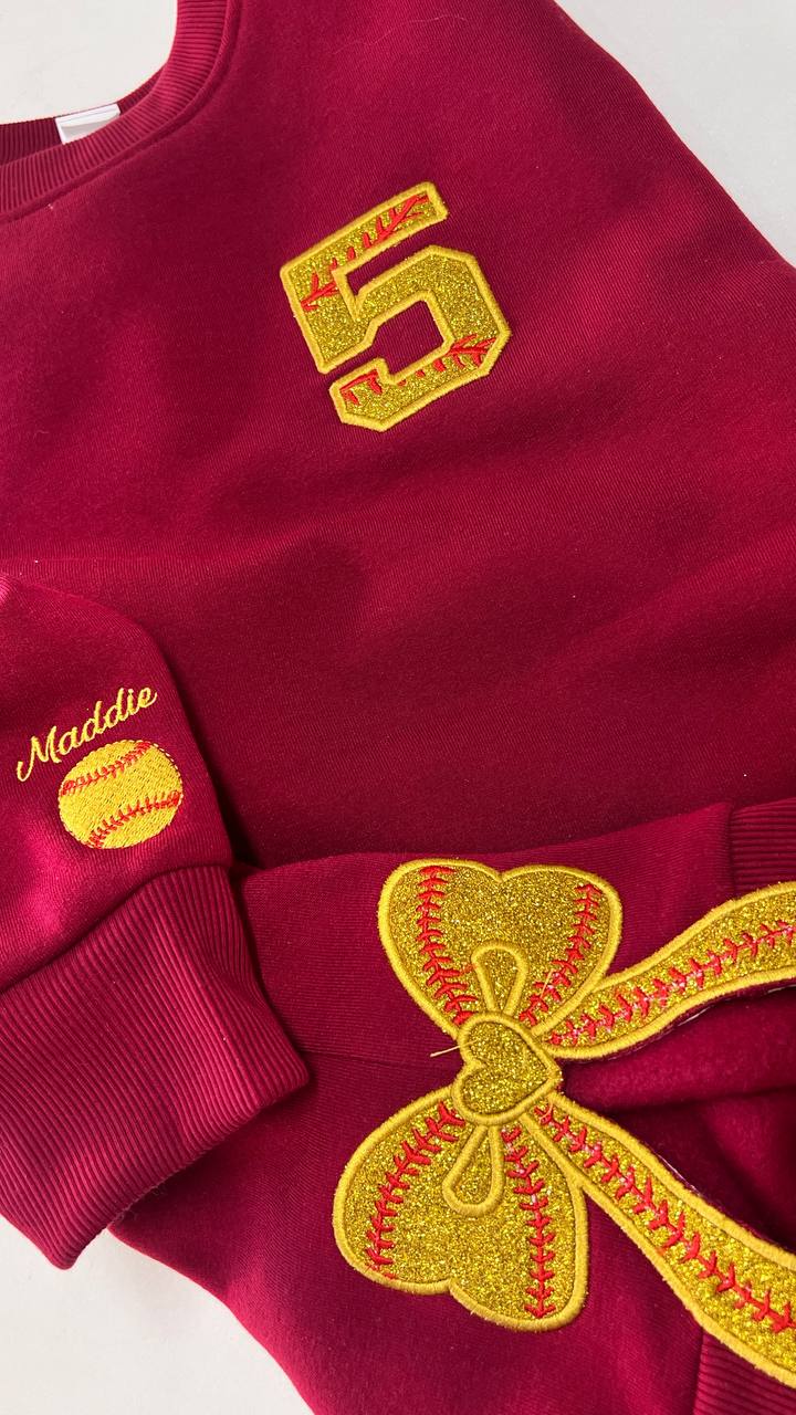 Personalized Softball Side Bow Applique Side Bow Machine Embroidery Sweatshirt, Softball Embroidered Sweatshirt, Gift For Softball Mom photo_2024-11-13_15-19-46_909f4884-1161-4f95-aae2-4de2f4d6b4cc.jpg
