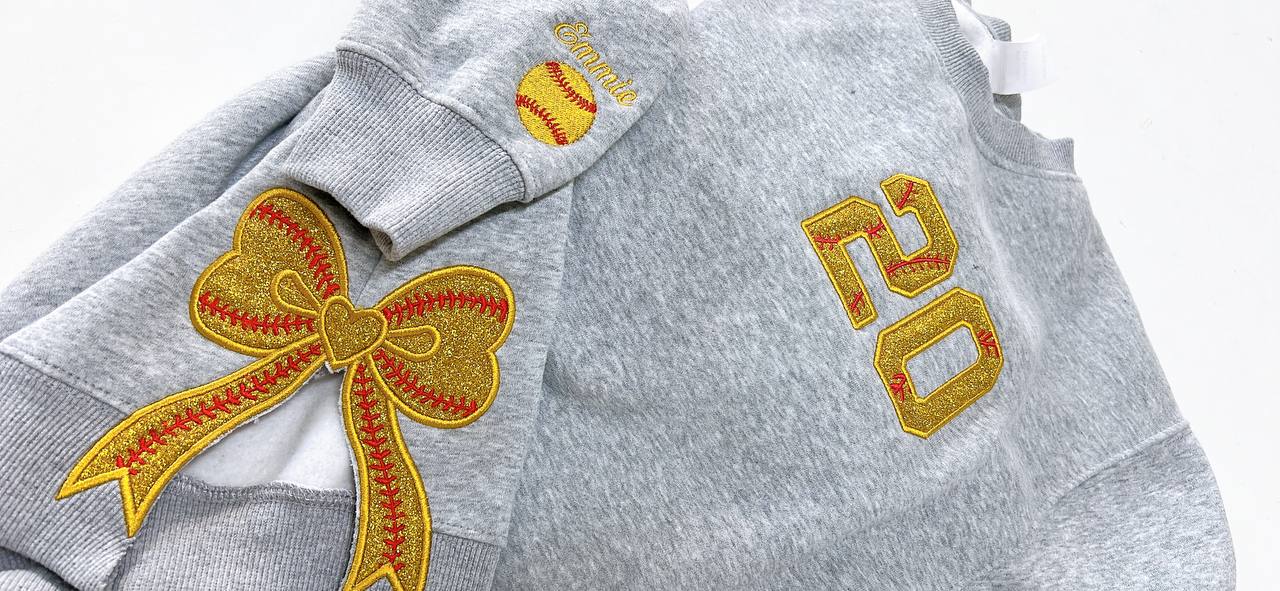 Personalized Softball Side Bow Applique Side Bow Machine Embroidery Sweatshirt, Softball Embroidered Sweatshirt, Gift For Softball Mom photo_2024-11-13_15-19-53.jpg