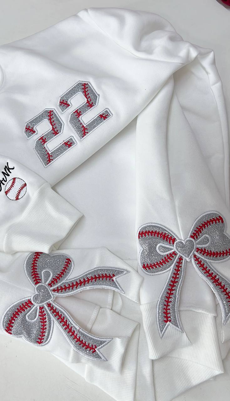 Personalized Baseball Side Bow Applique Side Bow Machine Embroidery Sweatshirt, Baseball Embroidered Sweatshirt, Gift For Baseball Mom photo_2024-11-13_15-19-59.jpg