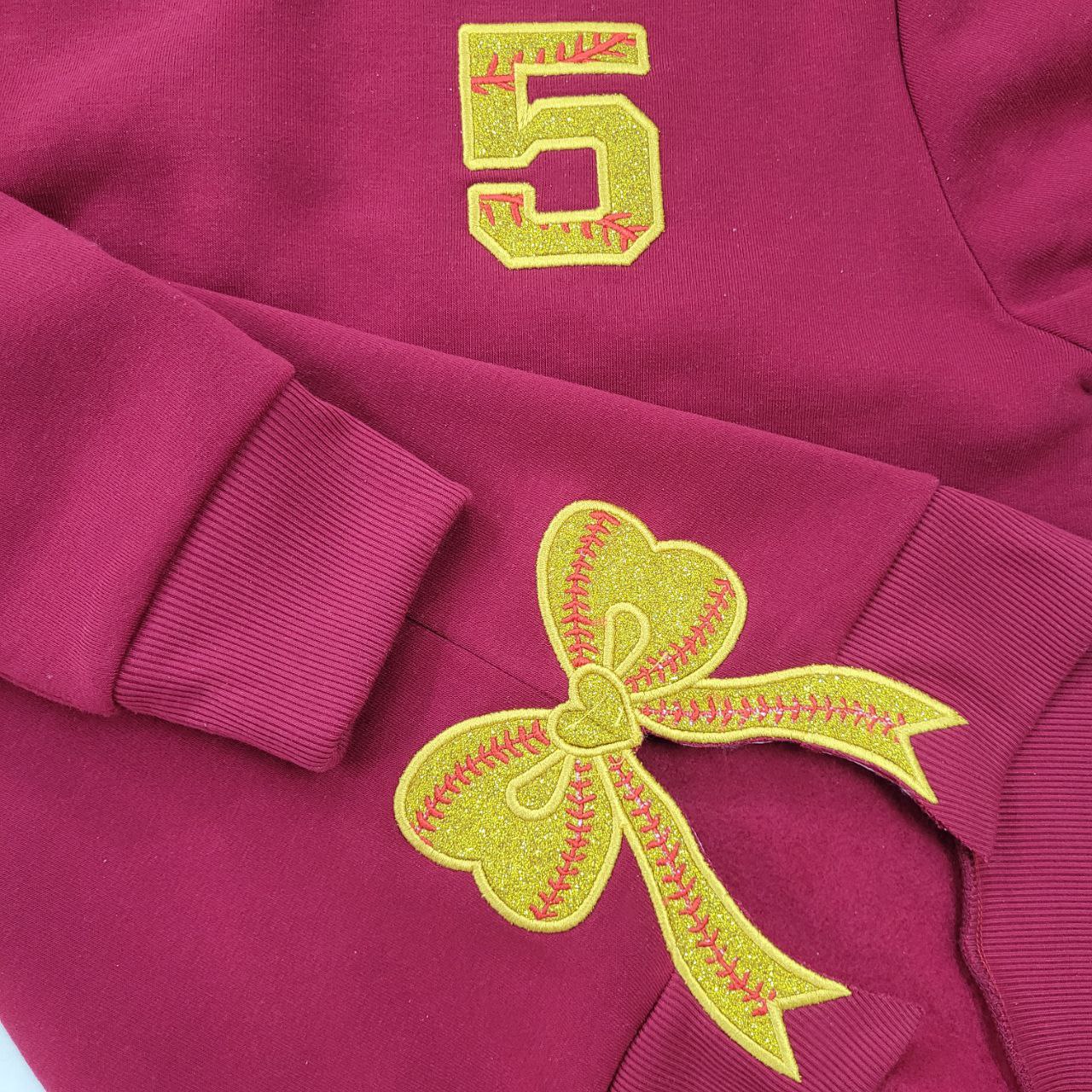 Personalized Bundle Sport Side Bow Applique Side Bow Machine Embroidery Sweatshirt, Baseball Embroidered Sweatshirt, Volleyball/Football/Soccer/Softball Embroidered Sweatshirt photo_2024-11-13_16-28-19.jpg