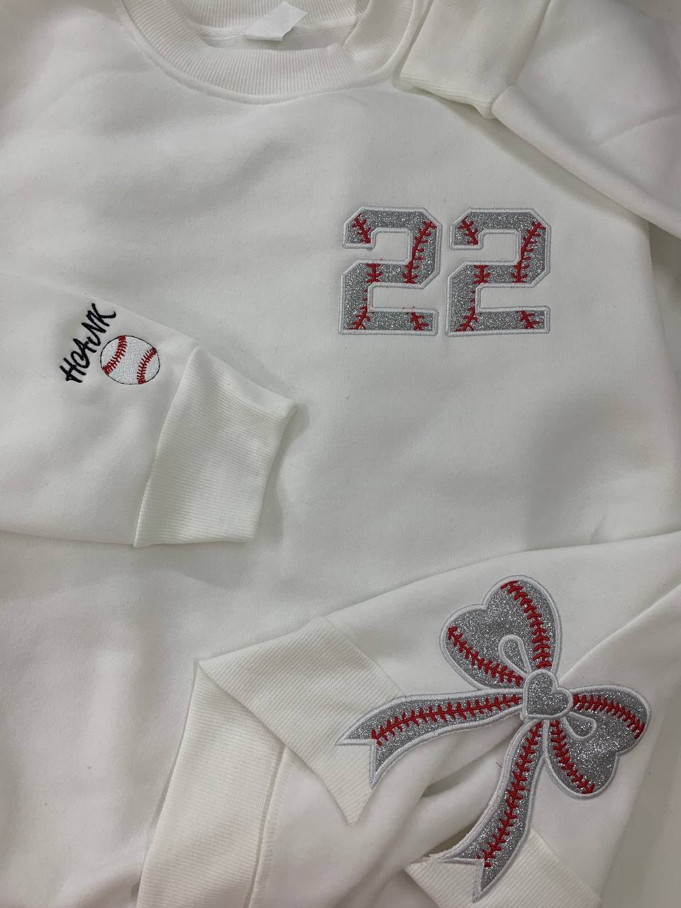 Personalized Baseball Side Bow Applique Side Bow Machine Embroidery Sweatshirt, Baseball Embroidered Sweatshirt, Gift For Baseball Mom photo_2024-11-13_16-45-15.jpg