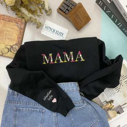 Colorful Flower Mama - Personalized Embroidered Apparel - Gift For Mother photo_6_2024-02-28_11-33-32_92b8fcef-fe16-46dc-99f0-19d18725df0e.jpg?v=1742187633