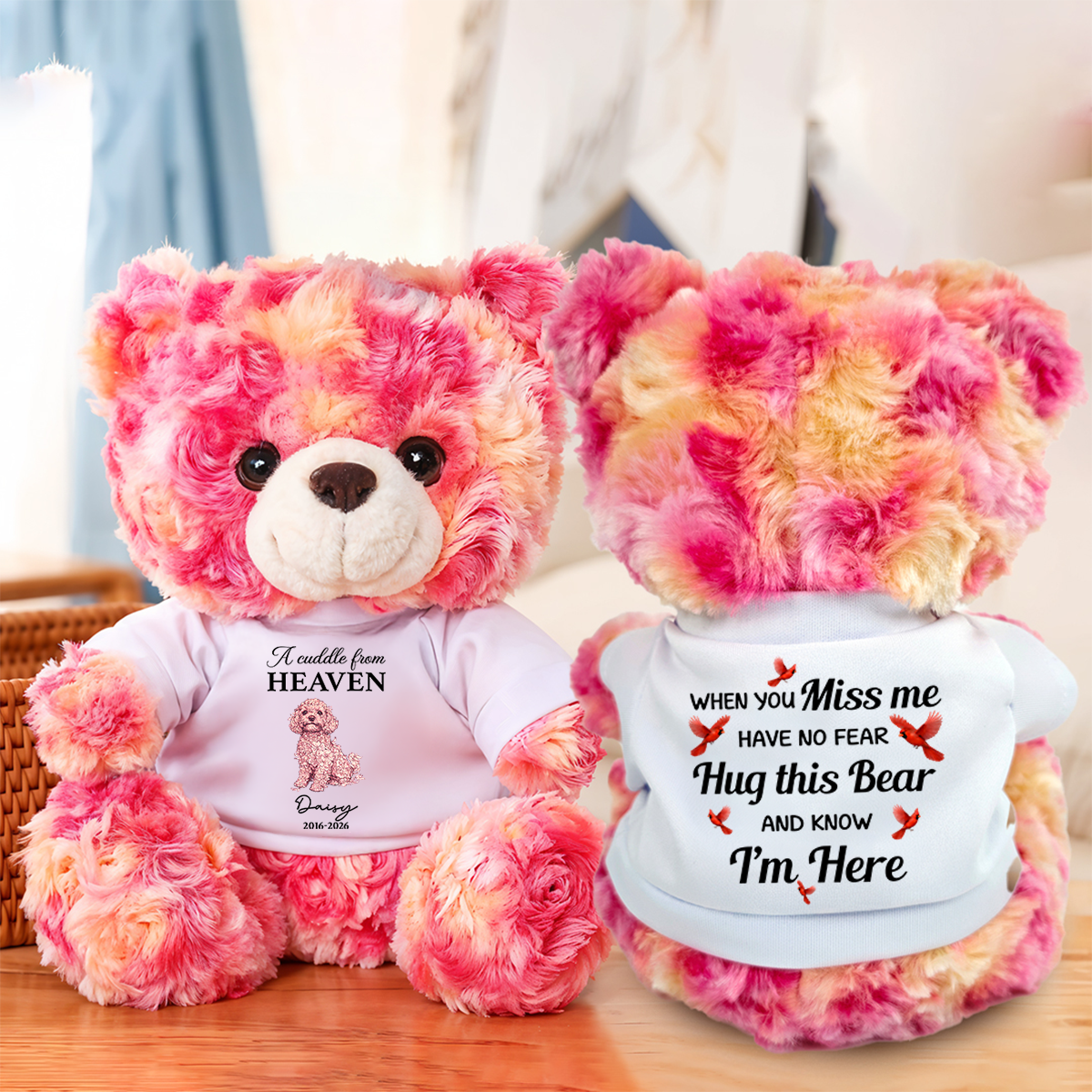 Hug This Bear Dog Loss - Personalized Teddy Bear