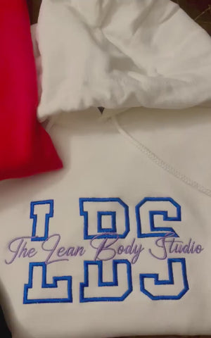 Embroidered Custom College Sweatshirt,School Spirit Personalized Shirt, College Apparel, Graduation Gift, Back To School, University Hoodie