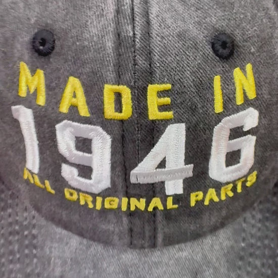 80th Birthday Gift, Vintage Embroidered Hat for 80th Birthday, Born In 1944 Cap c511c991-36a9-4e46-b6fe-01869bd5b0f2-PSL1716536259917615.mp4