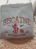 Custom National Park Crewneck Sweatshirt Embroidered Personalized Design