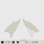 Coquette Halloween Embroidery Design, Ghost Coquette embroidery Halloween Bow Embroidery Design