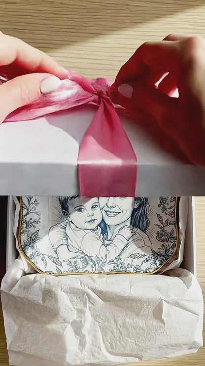Custom Photo Pencil Sketch Loving Couple Family Pet - Personalized Ring Dish 5bf4780f-b412-4c4b-b36f-f24758e9b3f4-PSL1773653169694833.mp4