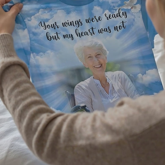 Loving Memories Personalized Photo 3D All Over Print Shirt Memorial a5041d05-baba-4265-a912-39b38c8fd265-PSL1626168236141559.mp4