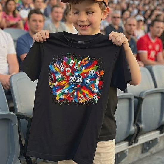 World Soccer 2026 Kids T Shirt Youth Toddler Game Usa Flag Clothing International Soccer Event 901baeb3-6456-4d0f-8472-483091020c44-CRL1776935832772565.mp4