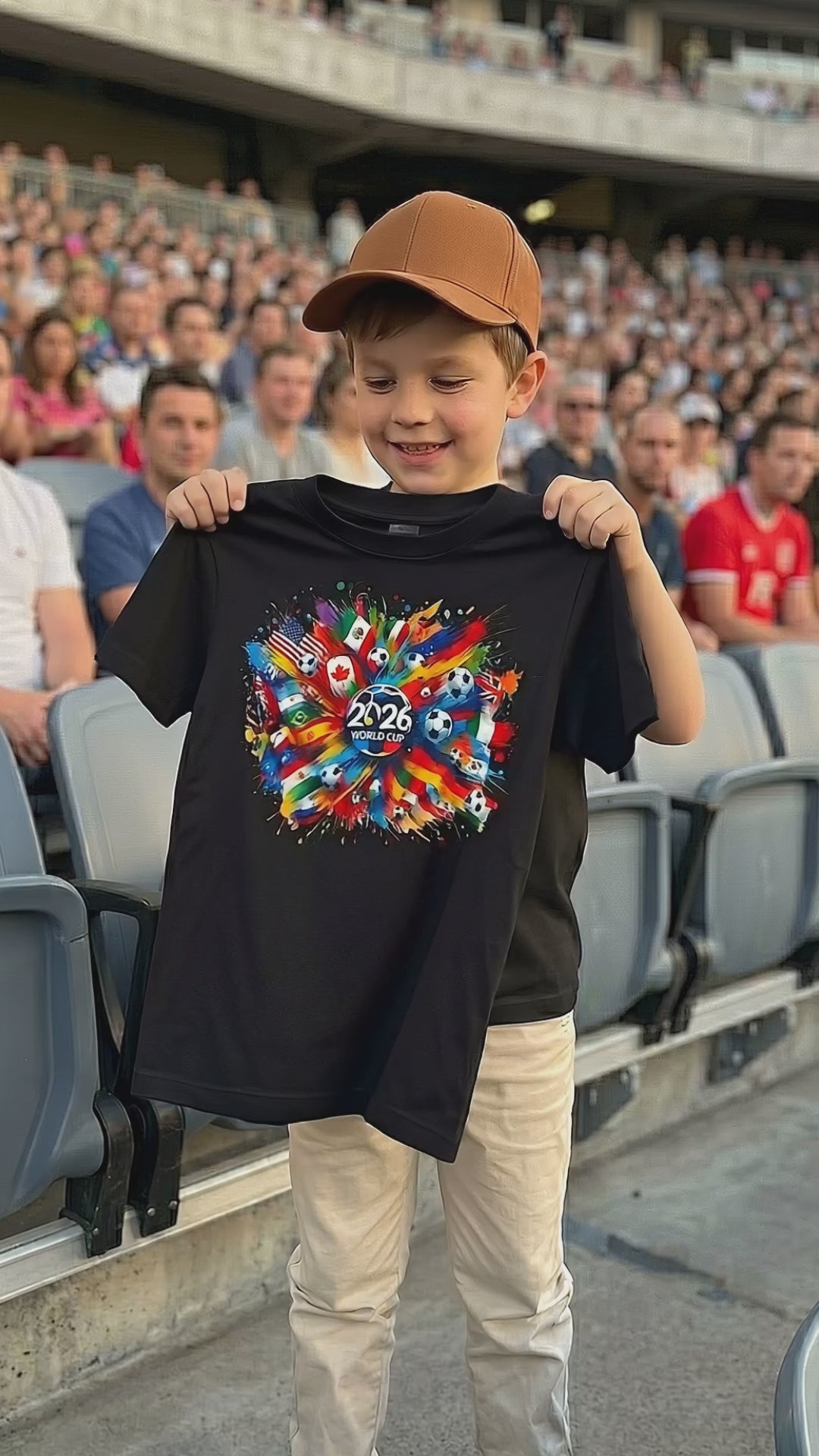 World Soccer 2026 Kids T Shirt Youth Toddler Game Usa Flag Clothing International Soccer Event 901baeb3-6456-4d0f-8472-483091020c44-CRL1776935832772565.mp4
