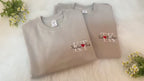 Personalized Embroidered Couple Sweatshirt for Boyfriend,Custom Embroidered Couple Hoodie with Name,Anniversaries Gifts,Valentines Day Gifts