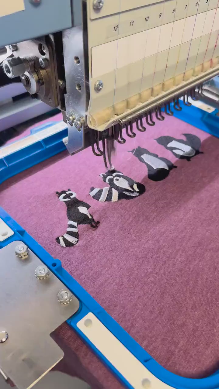 Embroidered Raccoon Sweatshirt Cute Raccoons Sweater Raccoon Crewneck Raccoon Gifts Racoon Sweat Shirt Feral But Cute Racoon Gift