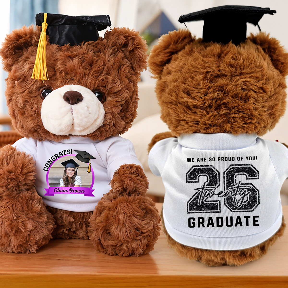 Congrats Personalized Graduation Teddy Bear