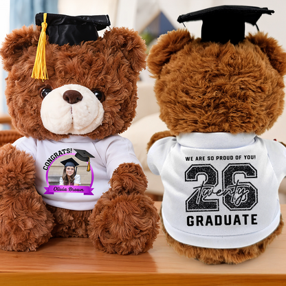 Congrats Personalized Graduation Teddy Bear