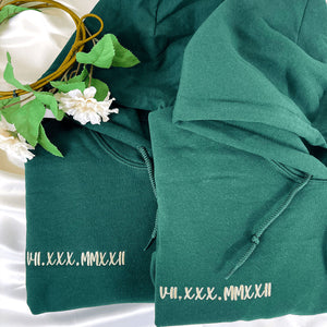 Personalized Roman Numeral Date and Initial Perfect for Couple's Anniversary Embroidered Shirt romanhoodie3_5000x_a1f01e46-a0d1-4050-b398-a8c80f39eeac.jpg