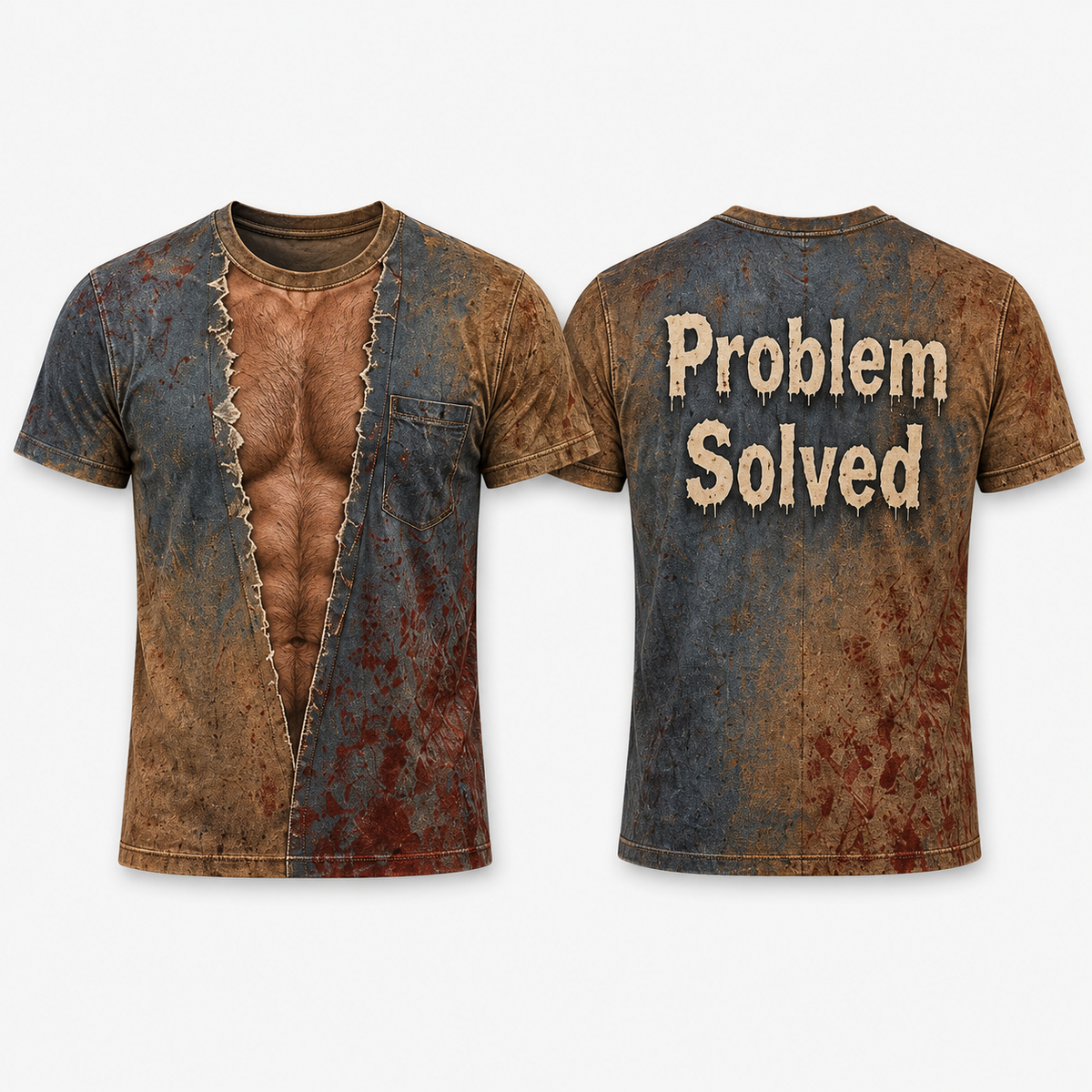 Problem Solved - Personalized T-Shirt - All over printed - Gift For Hims
