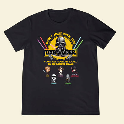 Personalized Father's Day Apparel - You'd Get Your Ass Kicked - Family Custom Photo Apparel for Father's Day Birthday Anniversary shirt-2d---2-M_U-9--DAD-VADER.jpg