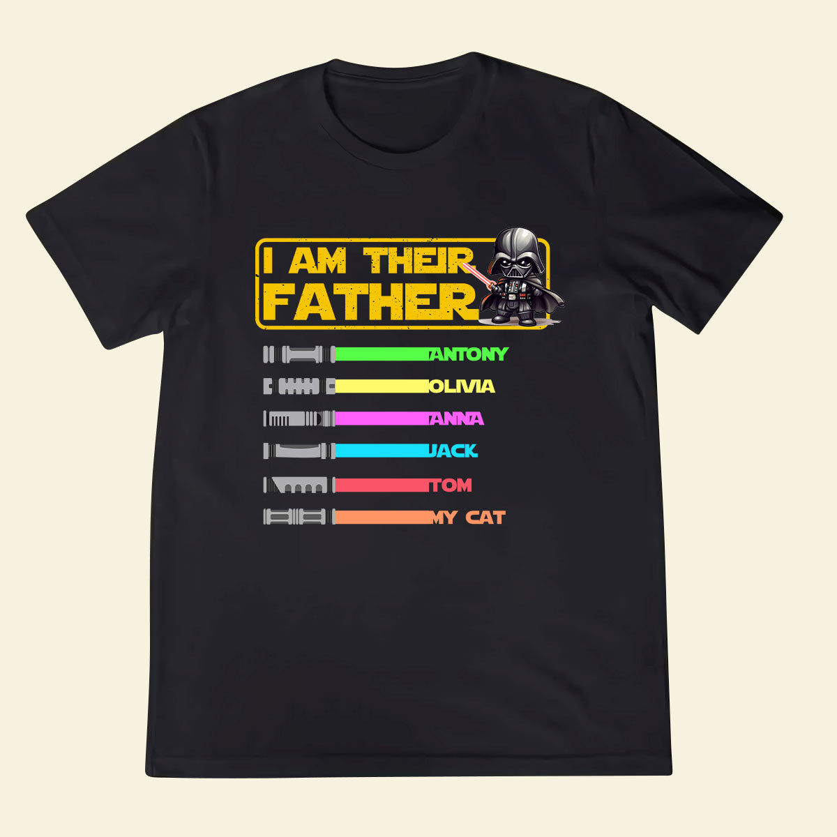 Personalized T-Shirt For Dad - I Am Their Father - Dad - Daddy - Papa - Customized Apparel Gifts For Father's Day Birthday Anniversary T-Shirt For Dad shirt-2d---2-shirt-2d_9d6547ee-28d8-4851-9aa0-1671120dba18.jpg