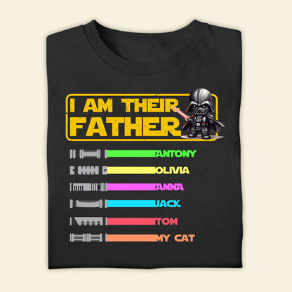 Personalized T-Shirt For Dad - I Am Their Father - Dad - Daddy - Papa - Customized Apparel Gifts For Father's Day Birthday Anniversary T-Shirt For Dad shirt-2d---4-shirt-2d.jpg