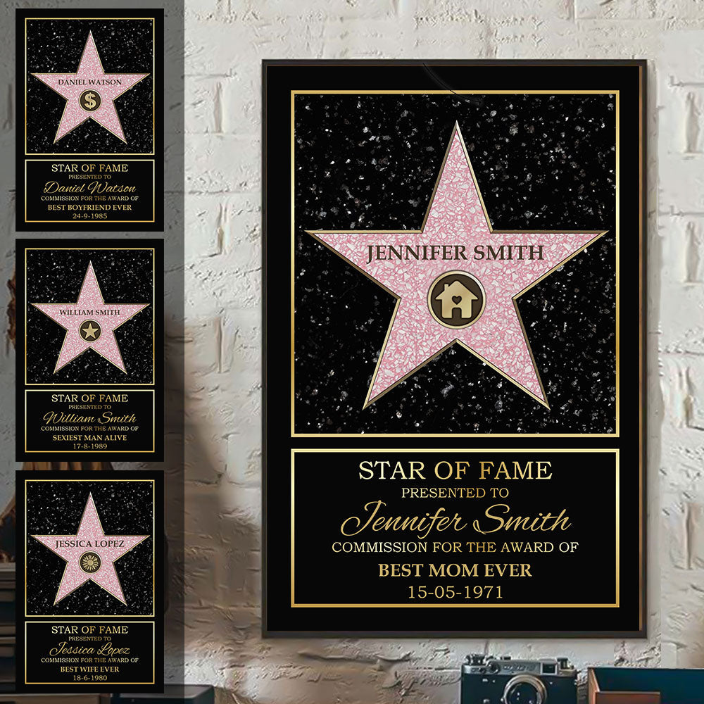 Star Of Fame Custom Canvas Gift For Family starawardposter.jpg