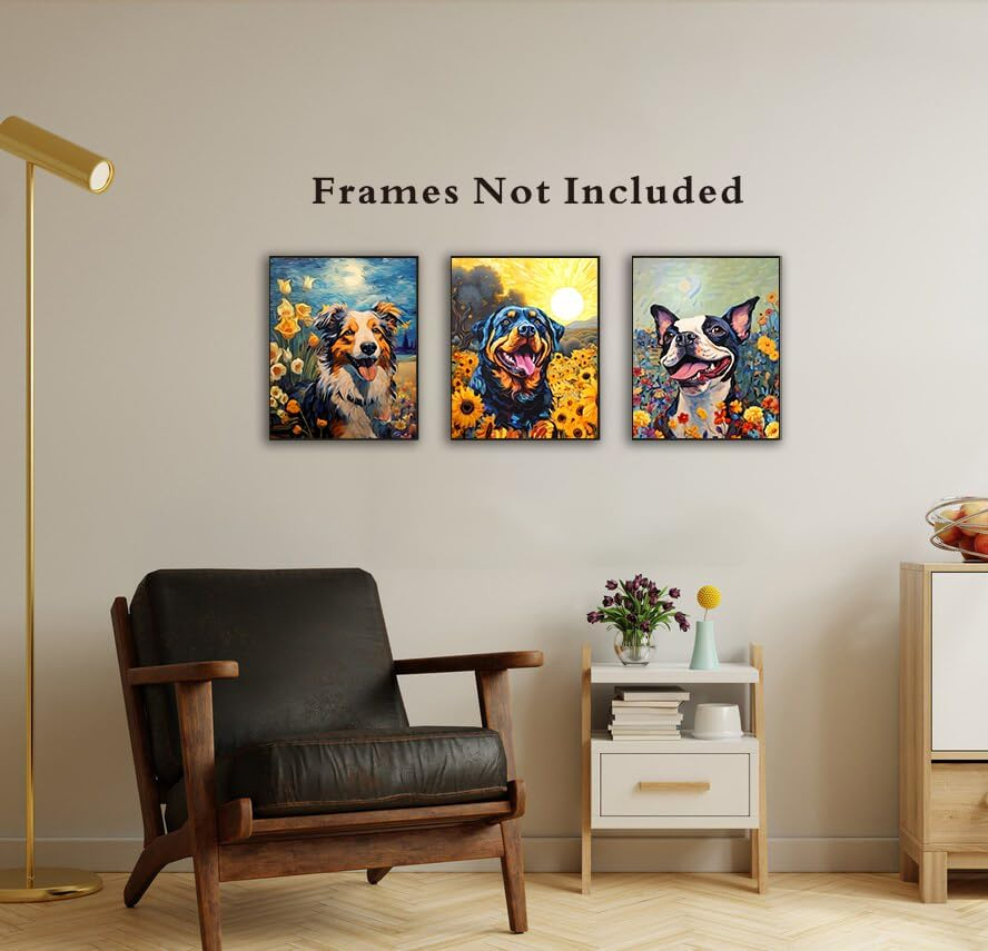 Colorful Pet Garden Portrait - Personalized Canvas Poster