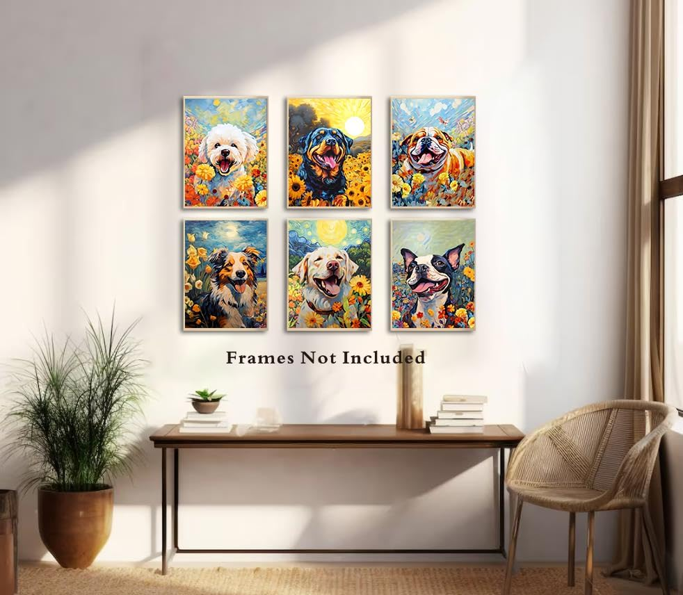 Colorful Pet Garden Portrait - Personalized Canvas Poster