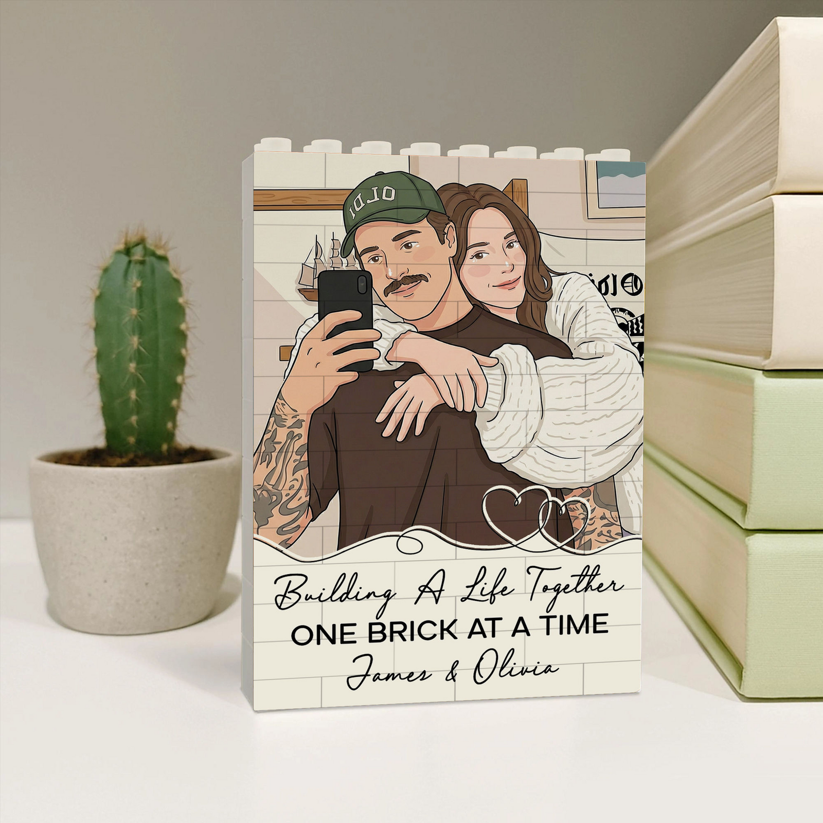 Building A Life Together - Custom Building Block Puzzle