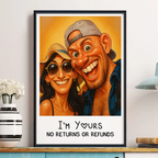 Caricature Wall Art For Funny Couples - Custom Cartoon Drawing From Photo - Personalized Photo Poster t_ixu_ng_21.png