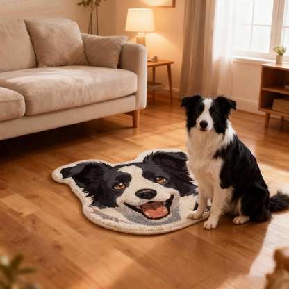 Custom Pet Portrait Mat for Dog/Cat - Personalized Pet Mat