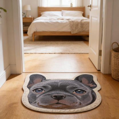 Custom Pet Portrait Mat for Dog/Cat - Personalized Pet Mat