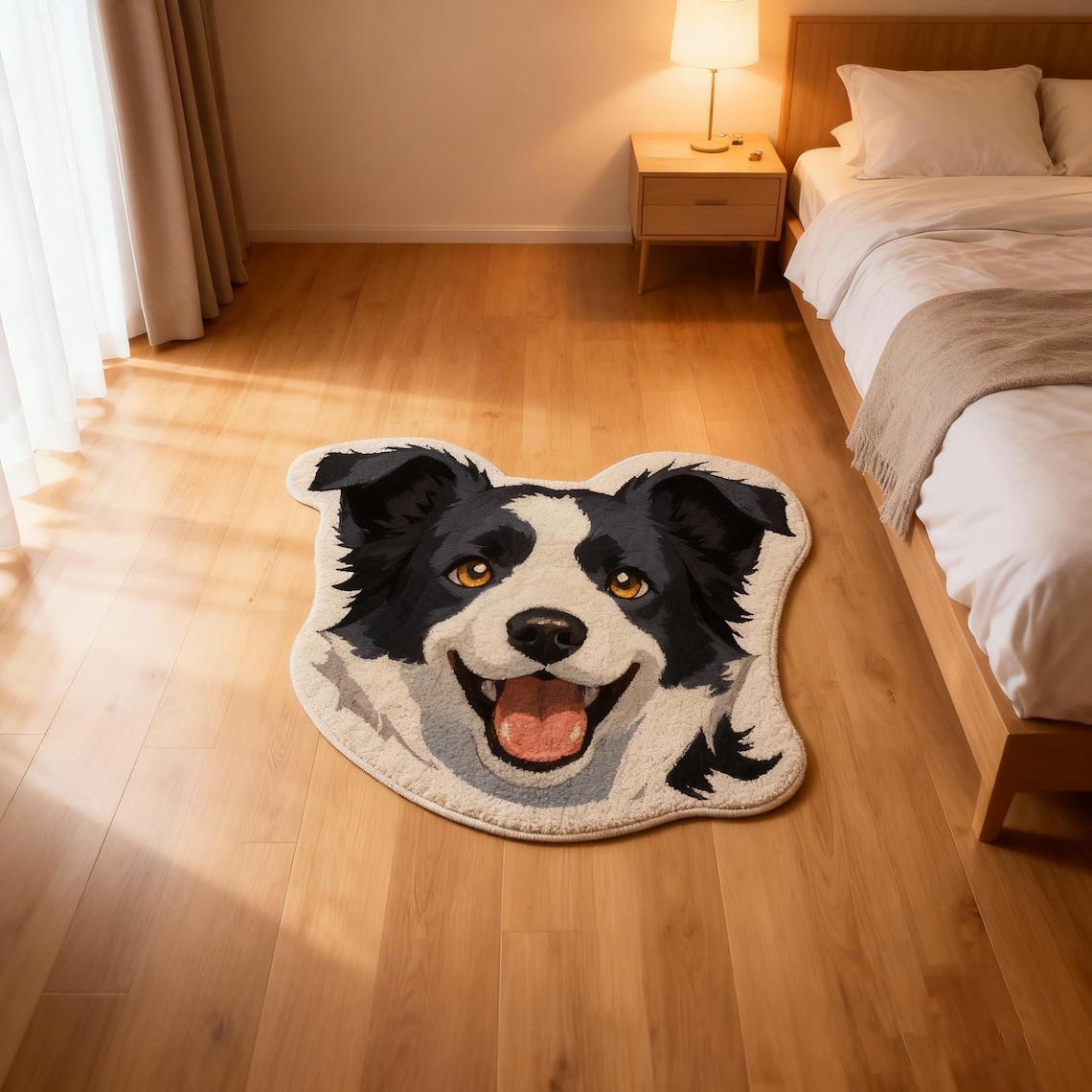 Custom Pet Portrait Mat for Dog/Cat - Personalized Pet Mat