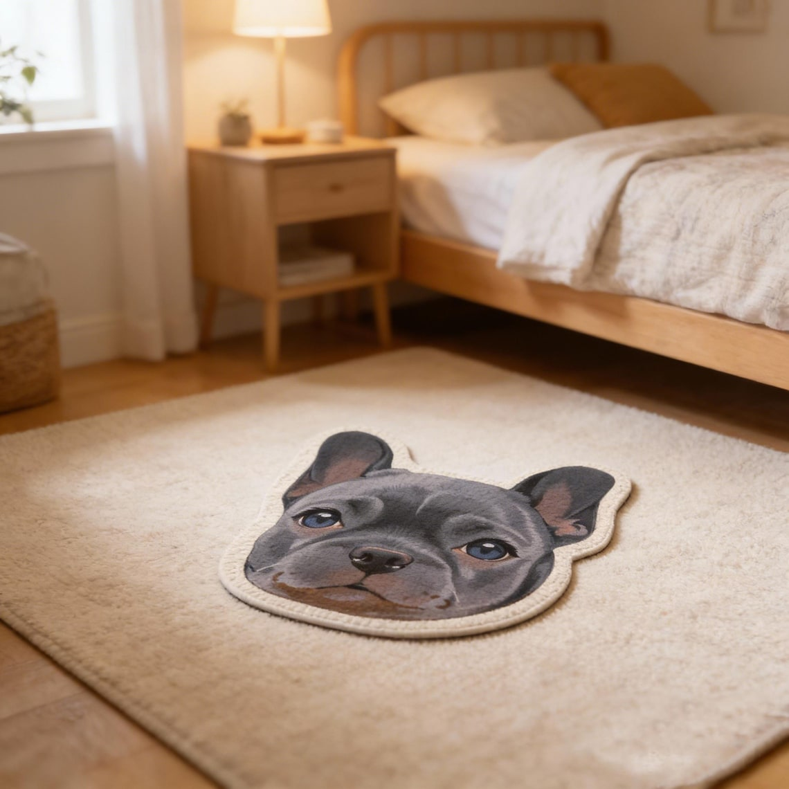 Custom Pet Portrait Mat for Dog/Cat - Personalized Pet Mat